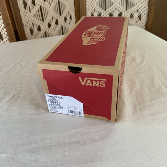 Vans White Slip-On Loafers - Picture 5 of 6